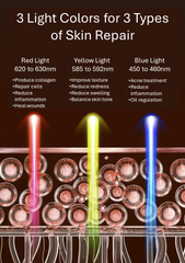 Four Color LED Light Therapy Silicone Mask – App Controlled