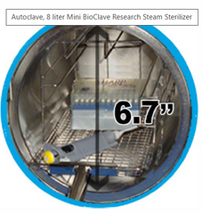 BioClave Mini 8L Autoclave for Quick Sterilization