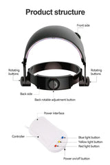 3 Colors LED Face Mask Photon Light Therapy Device for Radiant Skin
