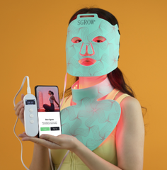 Four Color LED Light Therapy Silicone Mask – App Controlled