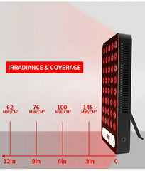 Portable LED Red Light Therapy Lamp 660nm & 850nm