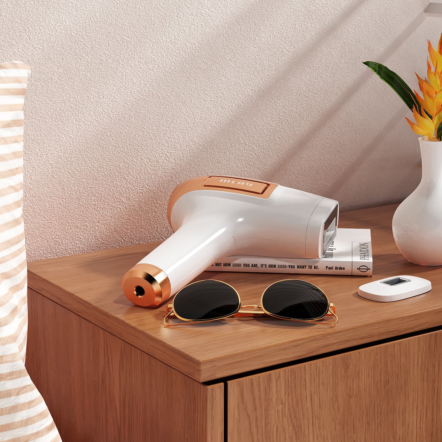 Professional IPL Hair Removal Device with Ice Cooling Feature
