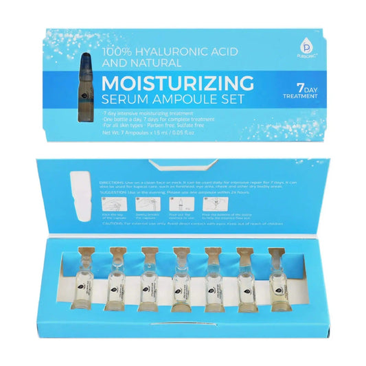 Hyaluronic Acid (100%) & Natural Moisturizing Serum Ampoule Set