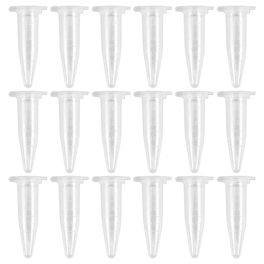 1000Pcs Mini Centrifuge Tubes 1.5Ml Raduated Clear Plastic Centrifuge Vials with Flat-Top Snap Cap