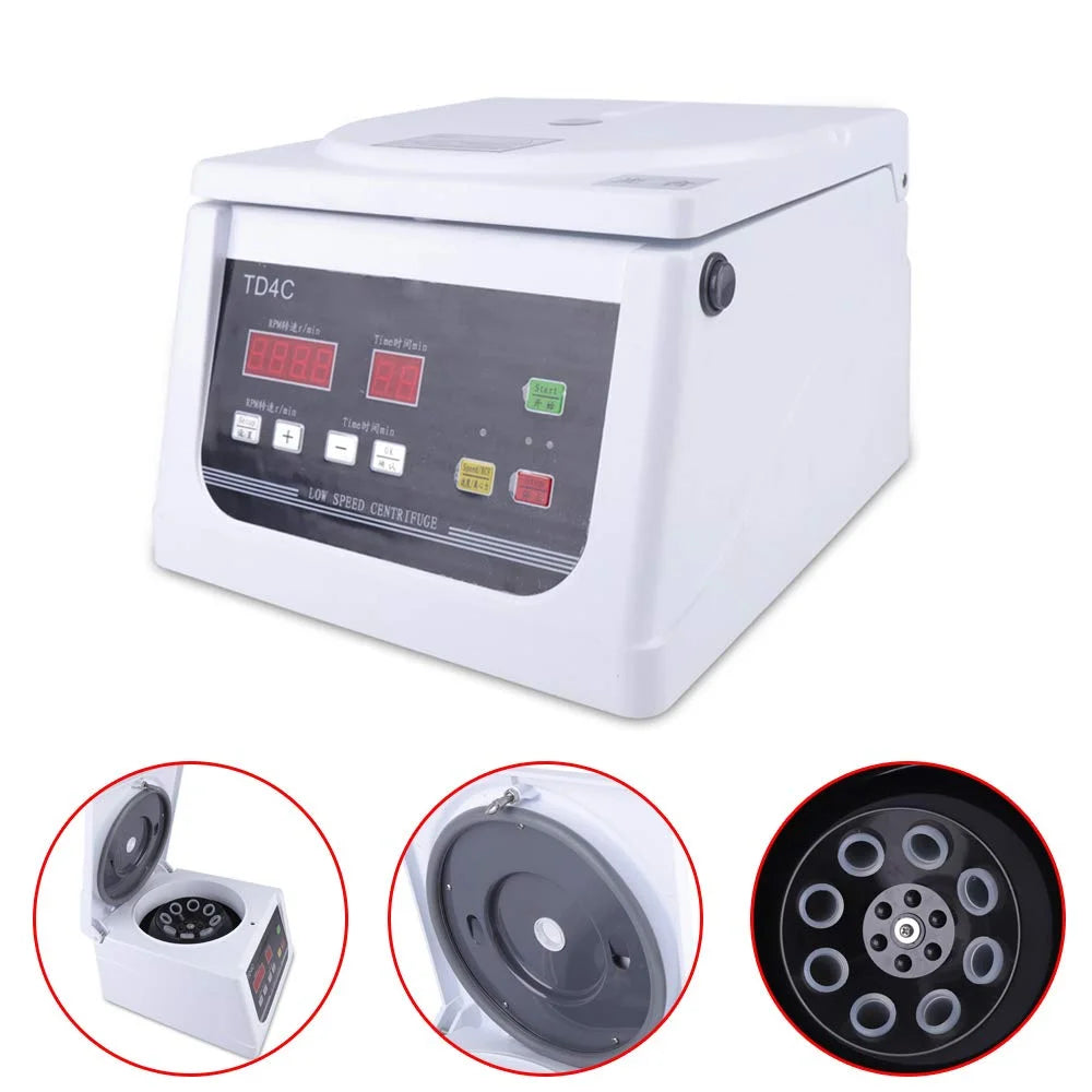 815Ml PRP Centrifugal, Blood Centrifuge Laboratory Low Speed Centrifuge Machine TD4C Lab Medical Beautywith Digital Display 0-4000RPM