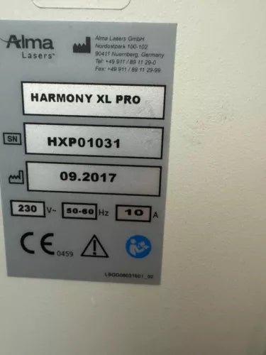 Alma Harmony XL Pro Laser